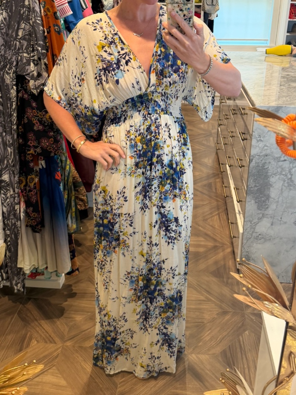 Lovestitch Kimono Sleeve Maxi Dress